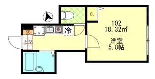 府中の森Twinkle【1階】の間取り