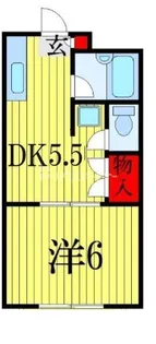 グリーンヒルズ津田沼A・B【2階】の間取り