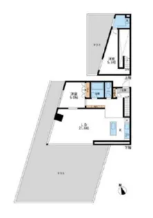 グランカーサ南青山(旧名称n-OM1)【4階】の間取り