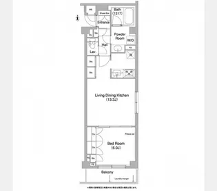 コンフォリア目黒長者丸【3階】の間取り