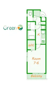 シャトーライフ平塚II【1階】の間取り