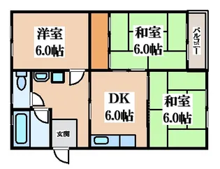 マンション島田【3階】の間取り