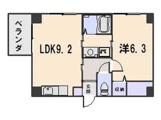 エスタシオン・デ・山科【2階】の間取り