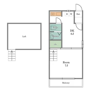 ガーデン杉並【2階】の間取り