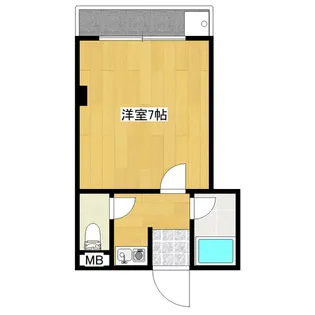 ピッコロチェドロ【1階】の間取り