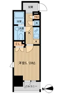 東京都新宿区大久保2【マンション】の間取り