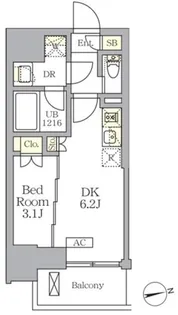 東京都文京区湯島3【マンション】の間取り