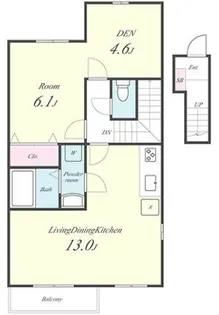 ルーセントブロッサム【2階】の間取り