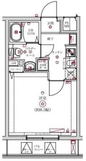 VERXEED α AYASE【2階】の間取り