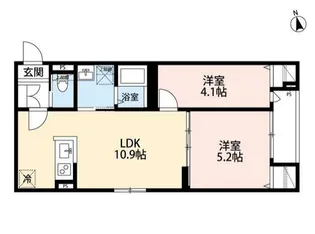 埼玉県川越市新宿町5【アパート】の間取り