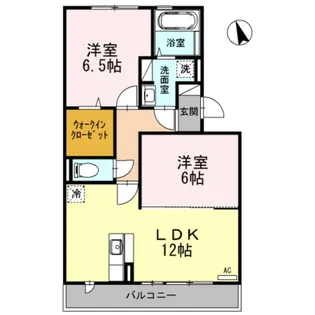 サンガーデニア B棟【1階】の間取り