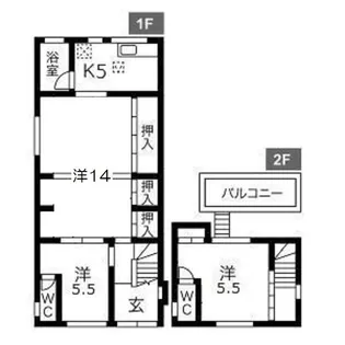 兵庫県神戸市長田区二葉町10【一戸建】の間取り