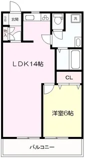 CCK230【3階】の間取り