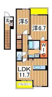 ヴィラージュ・ヒロ 1st【2階】の間取り