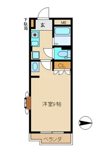 ラ・セゾンY・M【2階】の間取り