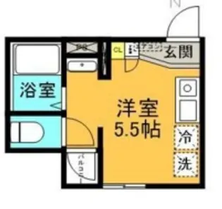 東京都葛飾区堀切6【アパート】の間取り