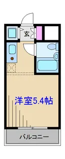パルム日吉【1階】の間取り