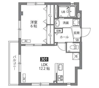 ビューノ【3階】の間取り