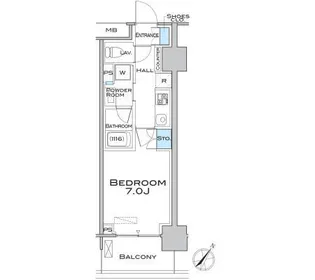 MFPRコート武蔵小山【2階】の間取り