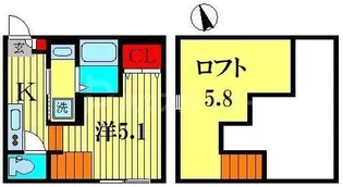 RIZEST TY新松戸II【1階】の間取り