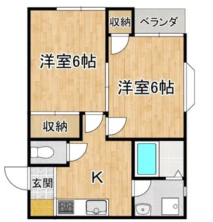 新潟県長岡市三和町【アパート】の間取り