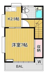 小林コーポ【3階】の間取り