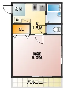 コーポLehua【3階】の間取り
