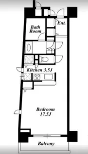 東京都港区白金台4【マンション】の間取り