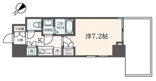 フェルテ中野【8階】の間取り