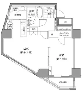 JP noie小石川富坂【4階】の間取り