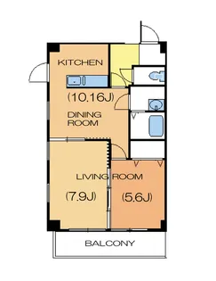 YAMAS APARTMENT【3階】の間取り