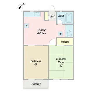 サザンウィンド【2階】の間取り