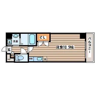 コーポこがね【2階】の間取り