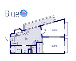メゾンカワイ【2階】の間取り