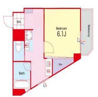 三和駒込【1階】の間取り