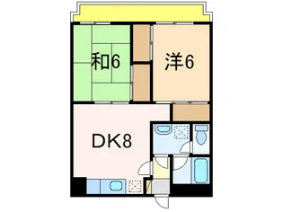 ロイヤルプラザ長岡【5階】の間取り