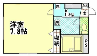 メゾンFUJI【2階】の間取り