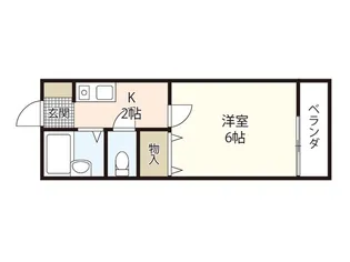 セジュールN【2階】の間取り