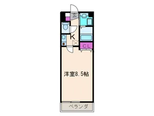 ファーストステージ天神【4階】の間取り