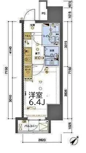 リヴシティ横浜東ベイサイド【2階】の間取り