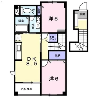 エムロードIII【2階】の間取り