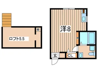 プリマ十六番館【1階】の間取り