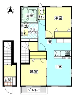 カーサアーバン【2階】の間取り