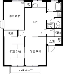 ラークII【1階】の間取り