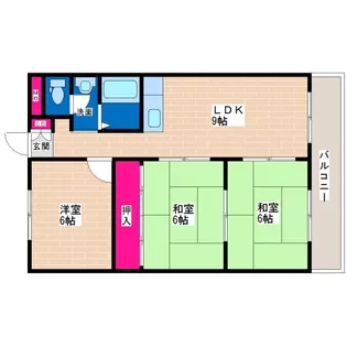 マンションモンシャトル【4階】の間取り