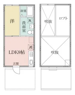 ルシェリアA棟【2階】の間取り