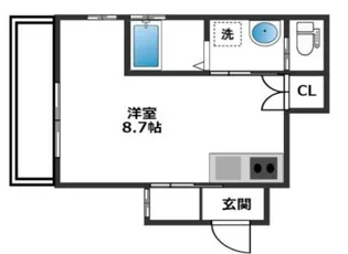 クレル・リ・ヴィエールII【1階】の間取り