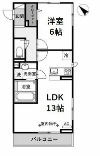 WhiteOak【3階】の間取り