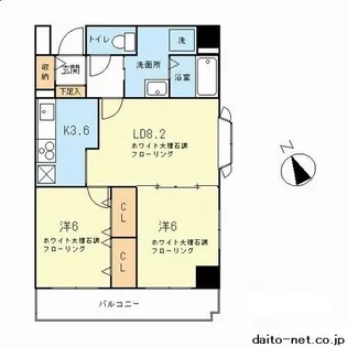 Kourt K1【9階】の間取り