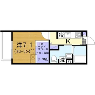 プエンテ【1階】の間取り